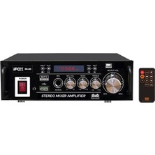 iFox Stereo Anfi 80 Watt 2 Bölge Dijital USB Sd Mp3 Ifox Fx-80