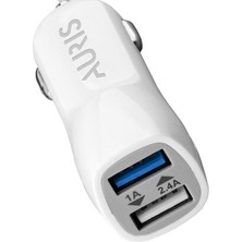 Auris Araç Şarj Cihazı Oto Çakmaklık Şarj Aleti 2 Port USB Hızlı Şarj 3.4A Başlığı