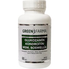 Green Farma Glukozamin Kondroitin Msm Boswellia 60 Tablet