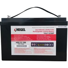 Hegel Lityum Akü 100AH Lifepo4 12.8V 1280WH