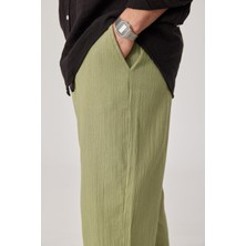 Nomarc Krinkıl Kumaş Yeşil Pantolon