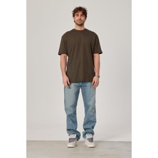 Haki Oversize Basic Tshirt