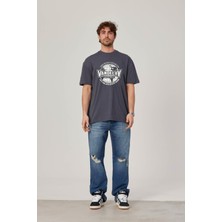 Vandelay Baskılı Antrasit Tshirt