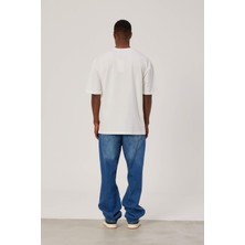 Cofe D'azur Resim Baskılı Beyaz Tshirt