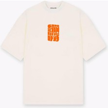 Nomarc Same Ocean Yazılı Krem Tshirt