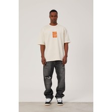 Nomarc Same Ocean Yazılı Krem Tshirt