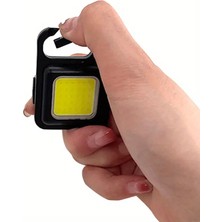 Keychain Light Şarjlı Anahtarlıklı Mıknatıslı LED Mini El Feneri