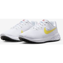 Nike Nikew Revolution 6 Nn Koşu Ayakkabısı Beyaz Opti Sarı