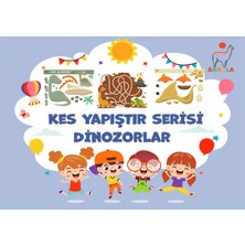 Kes Yapıştır Serisi Dinozorlar