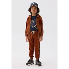 Nebbati Erkek Çocuk Kiremit Eşofman Üstü