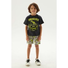Nebbati Bg Store Erkek Çocuk Desenli Pijama Takımı