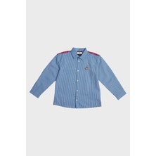 Beverly Hills Polo Club  Erkek Çocuk Çizgili Gömlek 23FW0BHB603