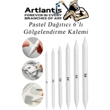 Artlantis Eskiz Defteri A5 50 Yaprak Karakalem Çizim Seti Gölgelendirme Kalemi Hamur Silgi Faber Castell Dereceli Kalem Hobi Tasarım Seti