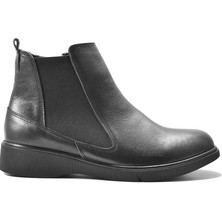 Beety 6043 Deri Siyah Casual Kadın Bot