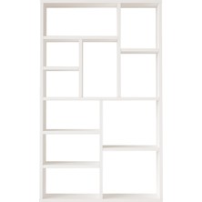 L'occi Concept Forge Kitaplık 124CM Beyaz Fg1-W