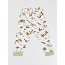 Luggi Baby Bisiklet Yaka Uzun Kollu Baskılı Erkek Çocuk Pijama Takımı