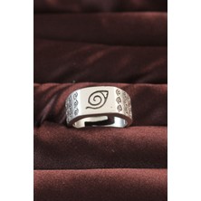 Clariss Gümüş Renk Motifli Ayarlamalı Erkek Yüzük