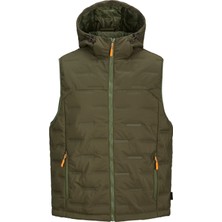 Jack & Jones Jcosonic Haki Renk Erkek Yelek, Hafif Yapısı İle Modern Stil ve Konfor Sağlıyor