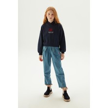 Beverly Hills Polo Club  Kız Çocuk Lacivert Sweatshirt 23FW0BHG416