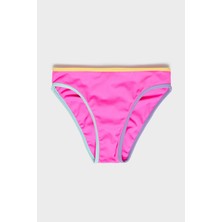 Tyess Bg Store Kız Çocuk Pembe Bikini Altı Hızlı Kuruma Özelliği ile Rahat Kullanım
