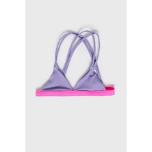 Tyess Bg Store Kız Çocuk Lila Bikini Üstü