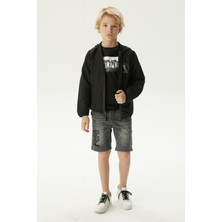 Bikkembergs  Erkek Çocuk Siyah Yağmurluk