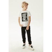 Bg Store Erkek Çocuk Beyaz T-Shirt