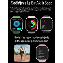 Watch 9 Mini 41mm Rose Gold Kadın Erkek Akıllı Saat Amoledlı Ekran Arama Yapan Nfc,fitnes,spor Android İos Huawei iphone Uyumlu 8-9 HK9 MİNİ