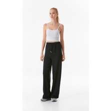 FullaModa Beli Lastikli Palazzo Pantolon