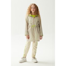 Fracomina  Kız Çocuk Bej Yağmurluk