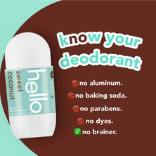 Hello Sweet Coconut Roll-On Deodorant 50ml