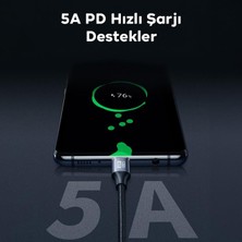 Polham 1mt 100W 5A 10GBPS Type C Uzatma Kablosu, Şarj, Data ve Görüntü Aktarmalı Çevirici Kablo