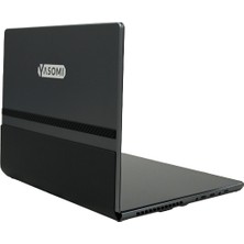 Yasomi Dual-Tech DS135S Çift Ekran 16 GB Ram Alder Lake N100 2tb SSD Dizüstü Bilgisayar (siyah şerit)