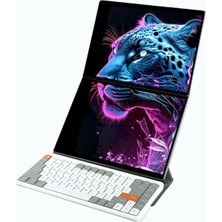 Yasomi Dual-Tech DS135S Çift Ekran 16 GB Ram Alder Lake N100 2tb SSD Dizüstü Bilgisayar (siyah şerit)