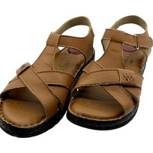 Rubin Leather Tam Ortopedik  Deri Kadın Sandalet Deri Sandalet