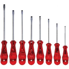 İzeltaş Kraft Seri Düz Uçlu Tornavida Serisi 8 Parça