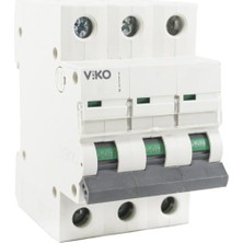 Viko - 4VTB-3C32 3X32A 4,5ka C Tipi Otomatik Sigorta