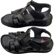 Rubin Leather Tam Ortopedik  Deri Kadın Sandalet Deri Sandalet Rubinleather