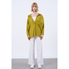 Taxim Moda Düşük Omuzlu Oversize Gömlek