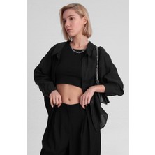 Taxim Moda Düşük Omuzlu Oversize Gömlek