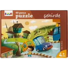 Eolo Yer Puzzle 40 Parça 2 Li Set ( Şehirde - Parkta )