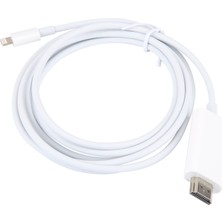 Techmaster iPhone 11 12 13 14 Pro Max iPad 10.2 10.9 2 mt HDMI Görüntü Kablosu EP-808H
