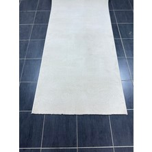 Merinos Leaf Kaymaz Taban Rölyef Krem Halı