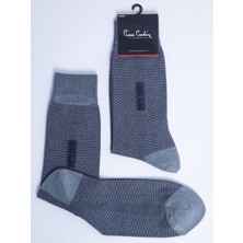 Pierre Cardin Bambu 6'lı Erkek Uzun Soket Çorap 825-PC Gri