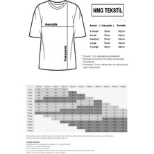 Nmg Tekstil Siyah Oversize Pamuk Yeşil Çizgili Çocuk Karakter Baskılı Örme T-Shirt