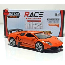 1:36 Lamborghini Sv Orange Çek-Bırak Metal Model