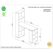 Bigalli Mobilya Brehonni Çalışma Masası Ceviz