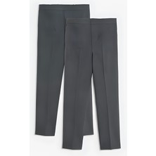 CMZ Collection Rahat Esnek Dokuma Kumaş Eşofman Belli Yüksek Bel Trend Çocuk Okul Pantolonu