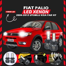 Fiat Palio 2004-2012 Kısa Far Uyumlu Şimşek Etkili LED Xenon Premium Series H7