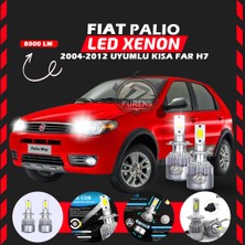 Fiat Palio 2004-2012 Kısa Far Uyumlu Şimşek Etkili LED Xenon Performance Series H7